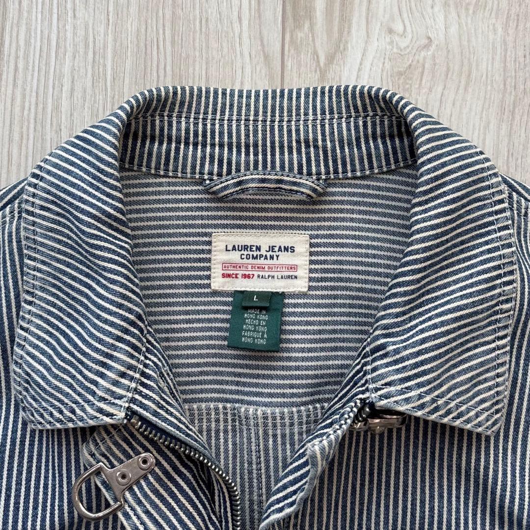 【希少】RALPH LAUREN ファイヤーマンコート ヒッコリー L