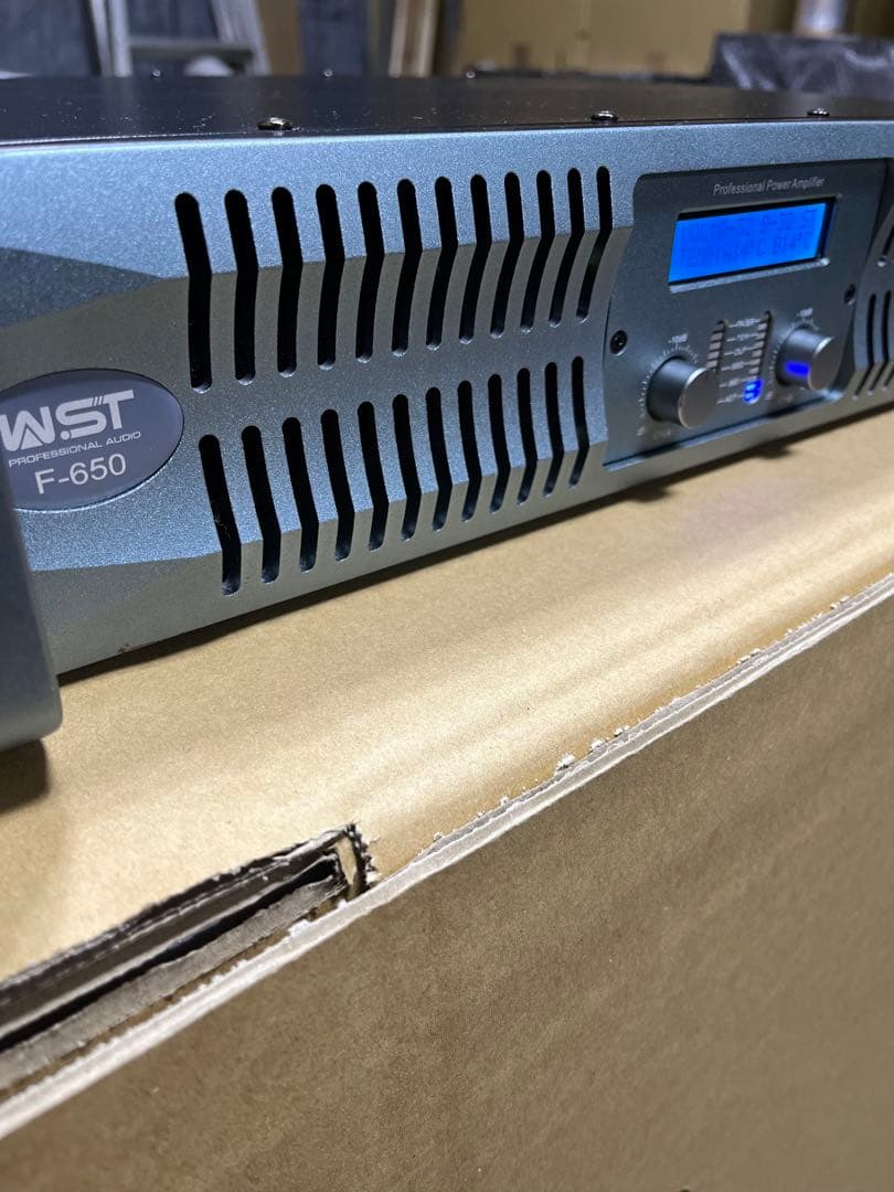 W.ST社　F650 Professional Power Amp 良音動作品