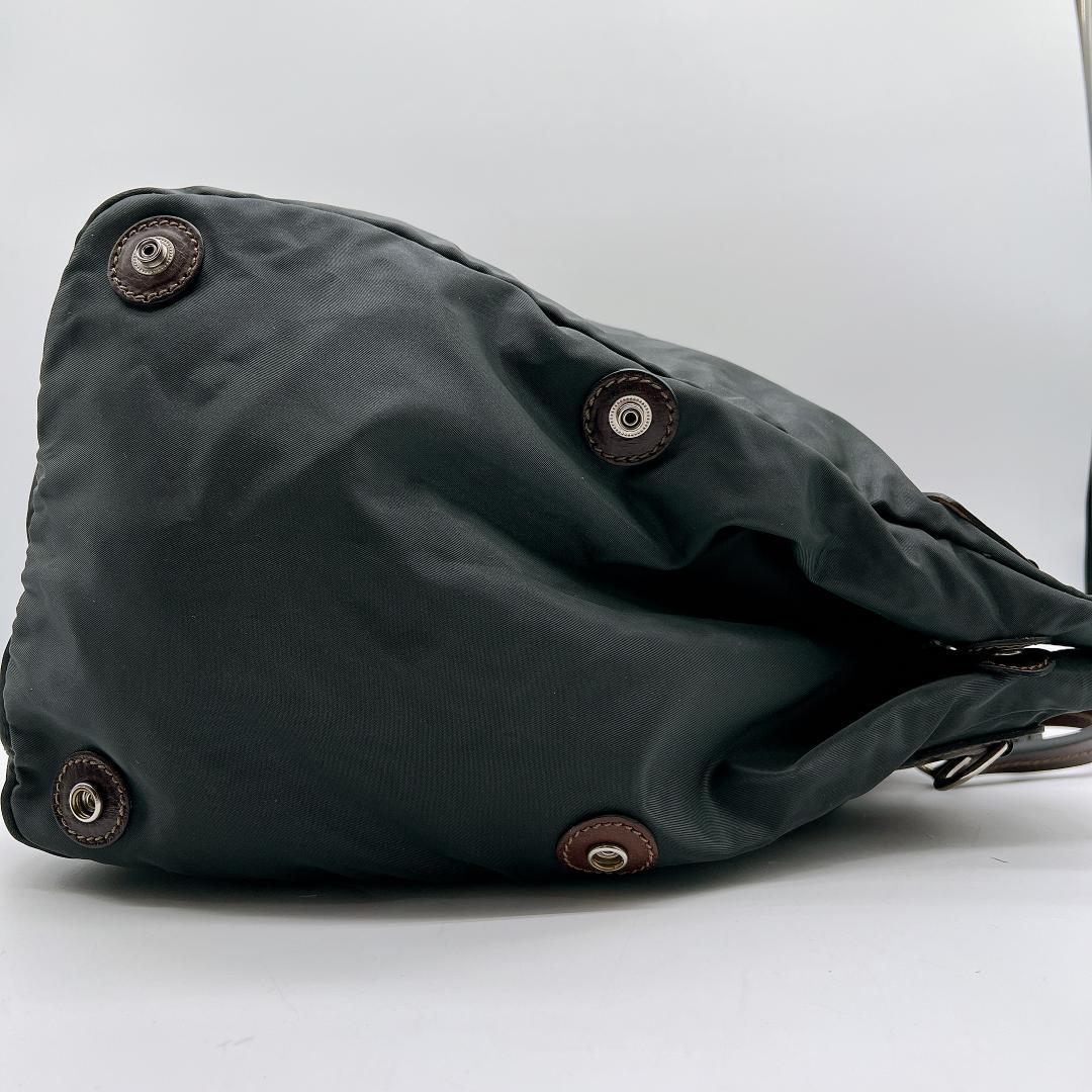 タグ付き 極美品 ダニエル&ボブ　2WAYバッグ　ナイロン　レザー　f387