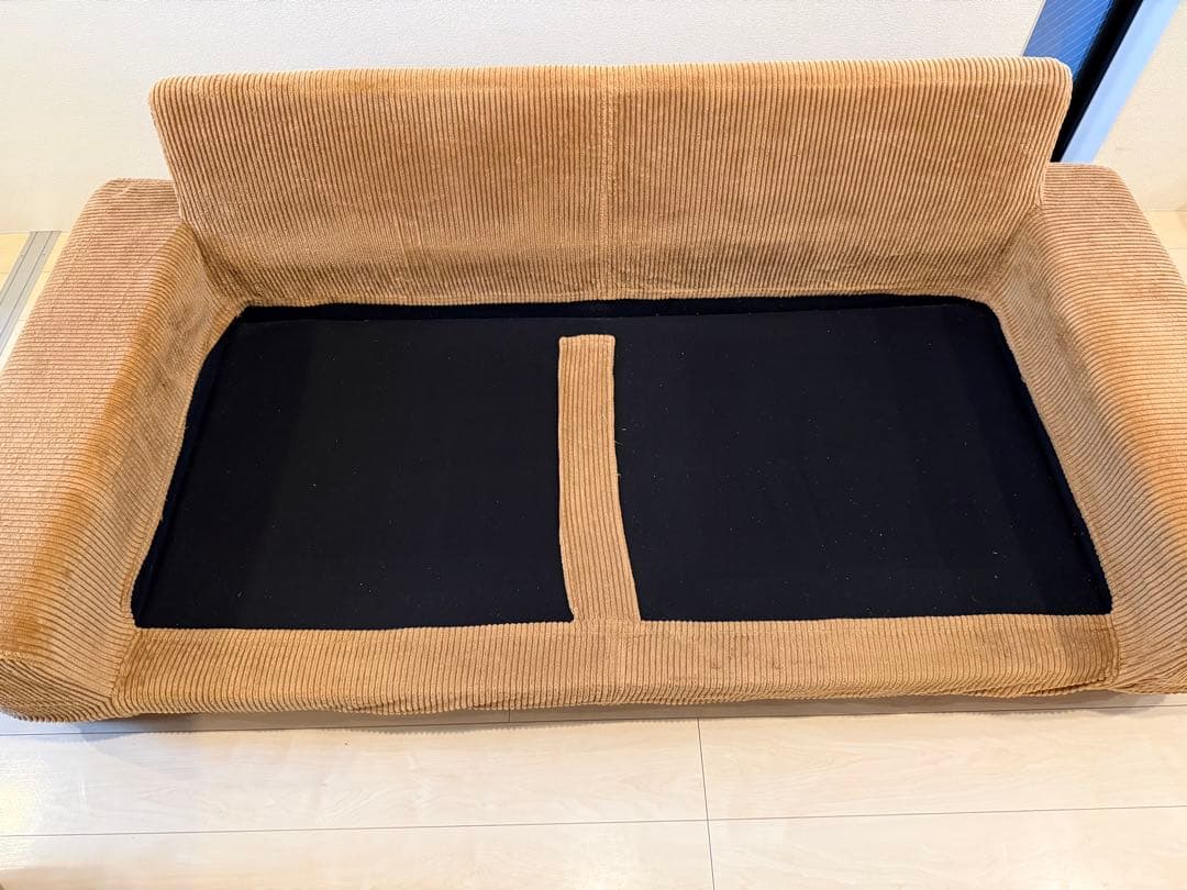 kojiten　リセノ folk 3人用　コーデュロイ　キャメル　5cm