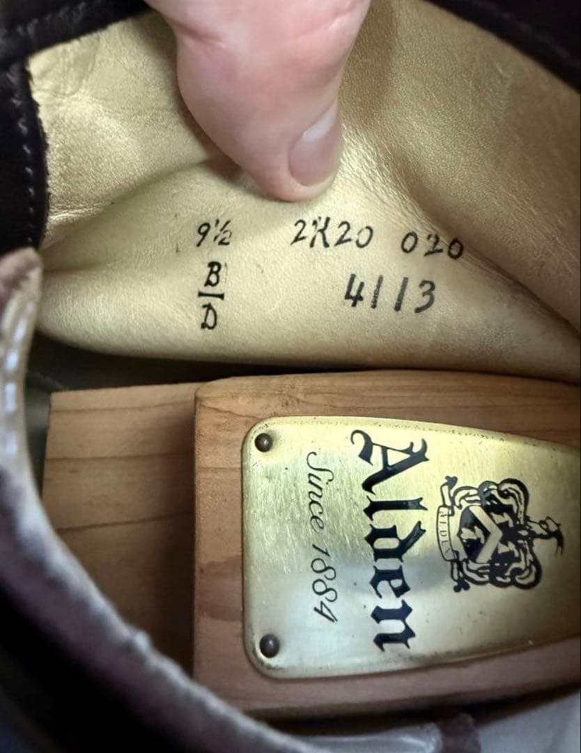 [希少]Alden x Anatomicaインディブーツ オールデン アナトミカ