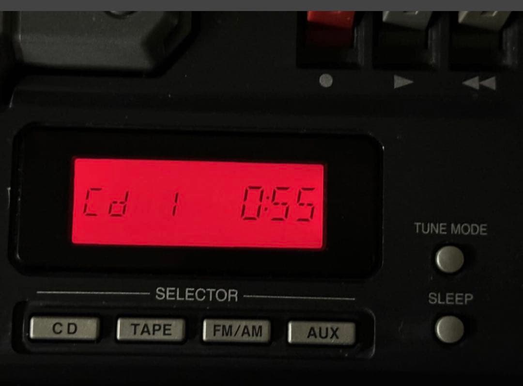 美品整備品パナソニッPANASONIC RX-PA7 RIDDIMVOXラジカセ