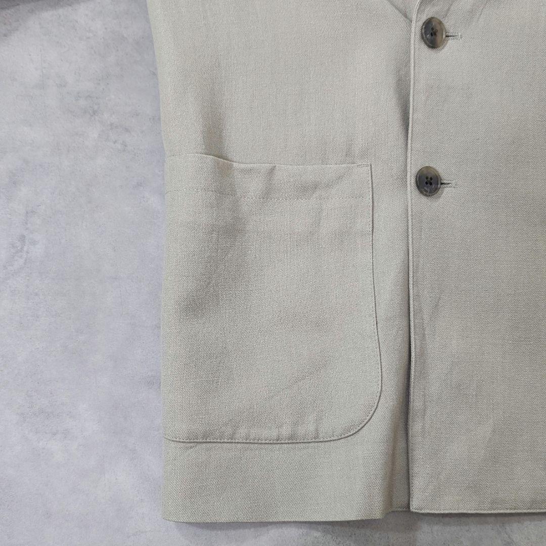 超高級リネン★状態良好◎スティーブンアラン　ダブル　テーラードジャケット　S