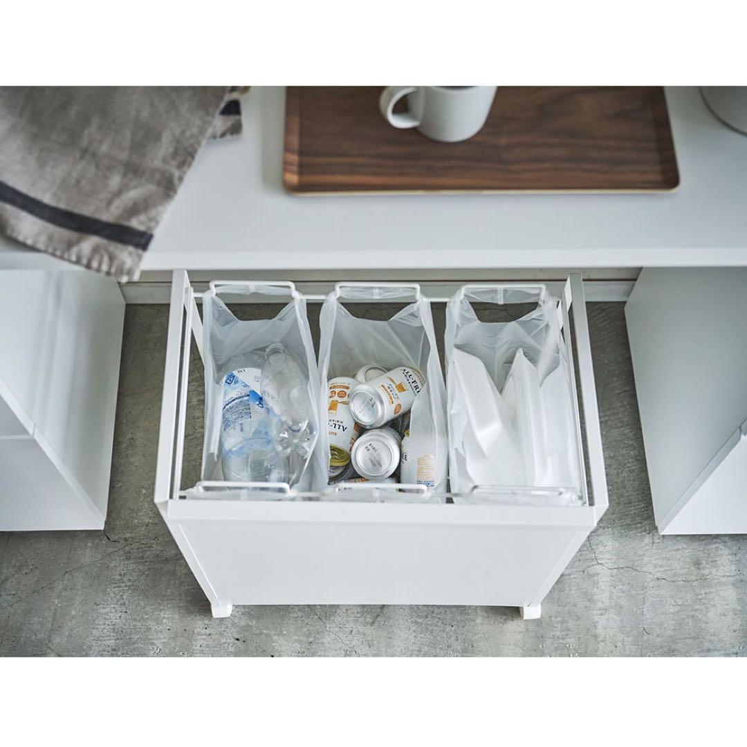 maaaa！　新品　tower 目隠しごみ箱　3分別