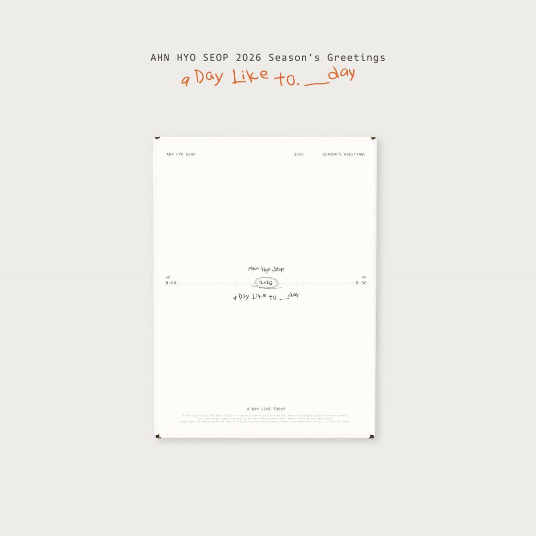 アンヒョソプ 2026シーグリ [A Day Like to.___day]