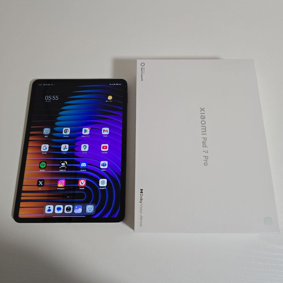 【ほぼ未使用・美品】Xiaomi Pad 7 Pro 純正スタイラスペン付