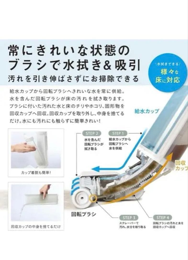 AQUA WIPEL スティッククリーナー AQC-wx1p