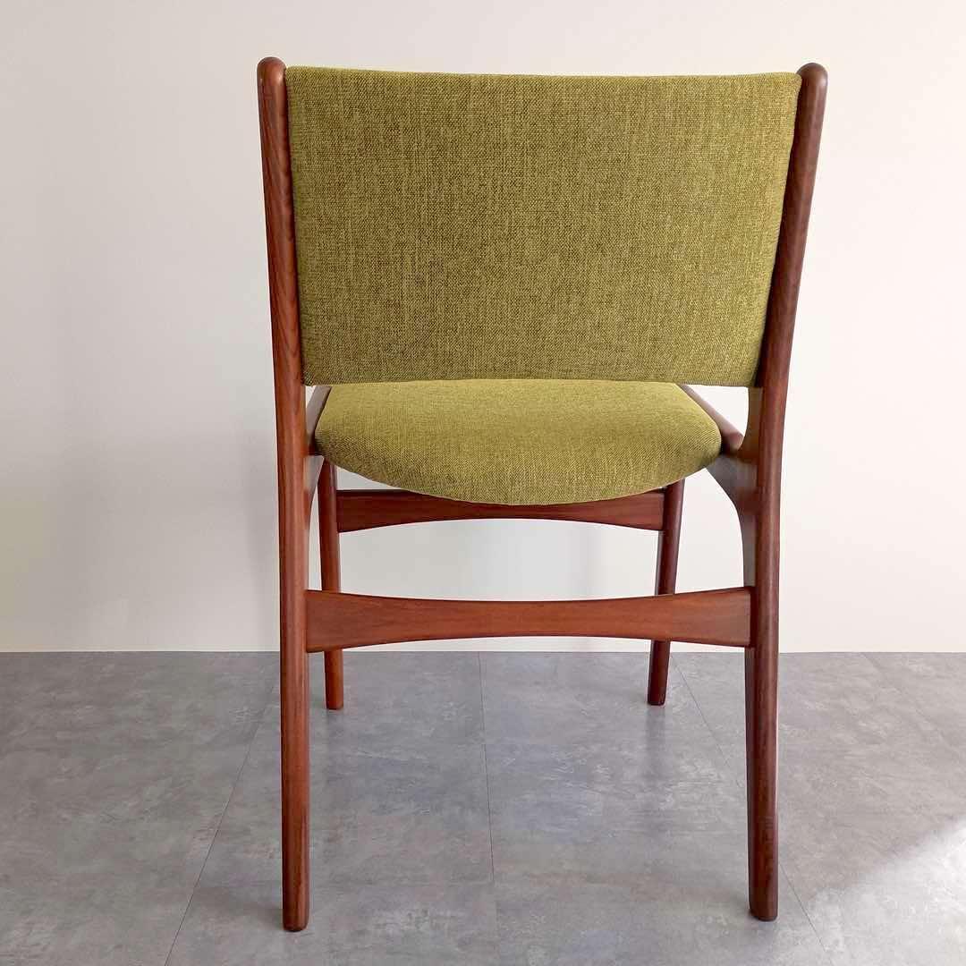 北欧ビンテージ エリックバック ダイニングチェア