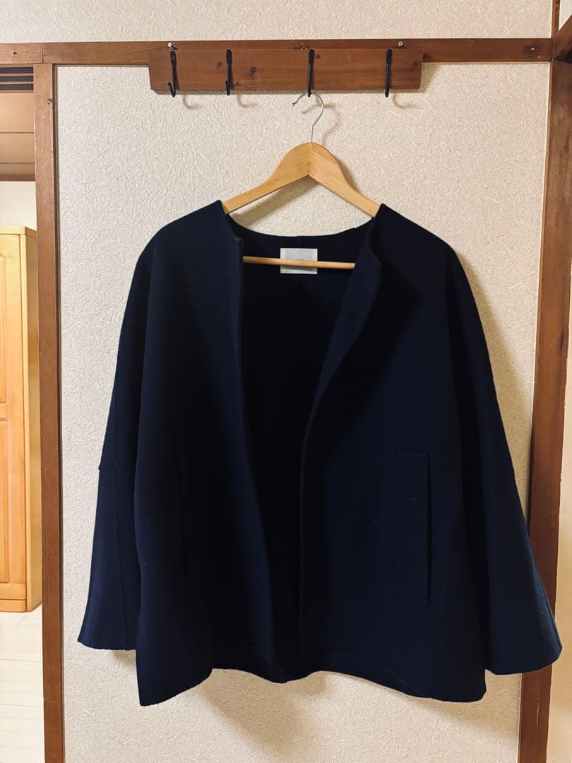 IENA 21AW SUPER160 ダブルフェイスショートコート 38