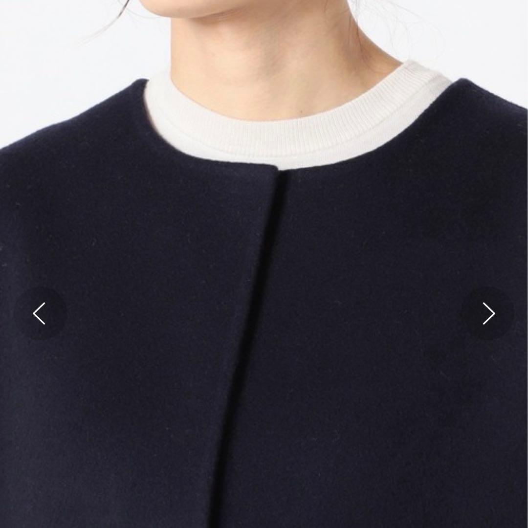 IENA 21AW SUPER160 ダブルフェイスショートコート 38