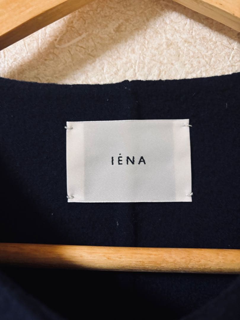 IENA 21AW SUPER160 ダブルフェイスショートコート 38