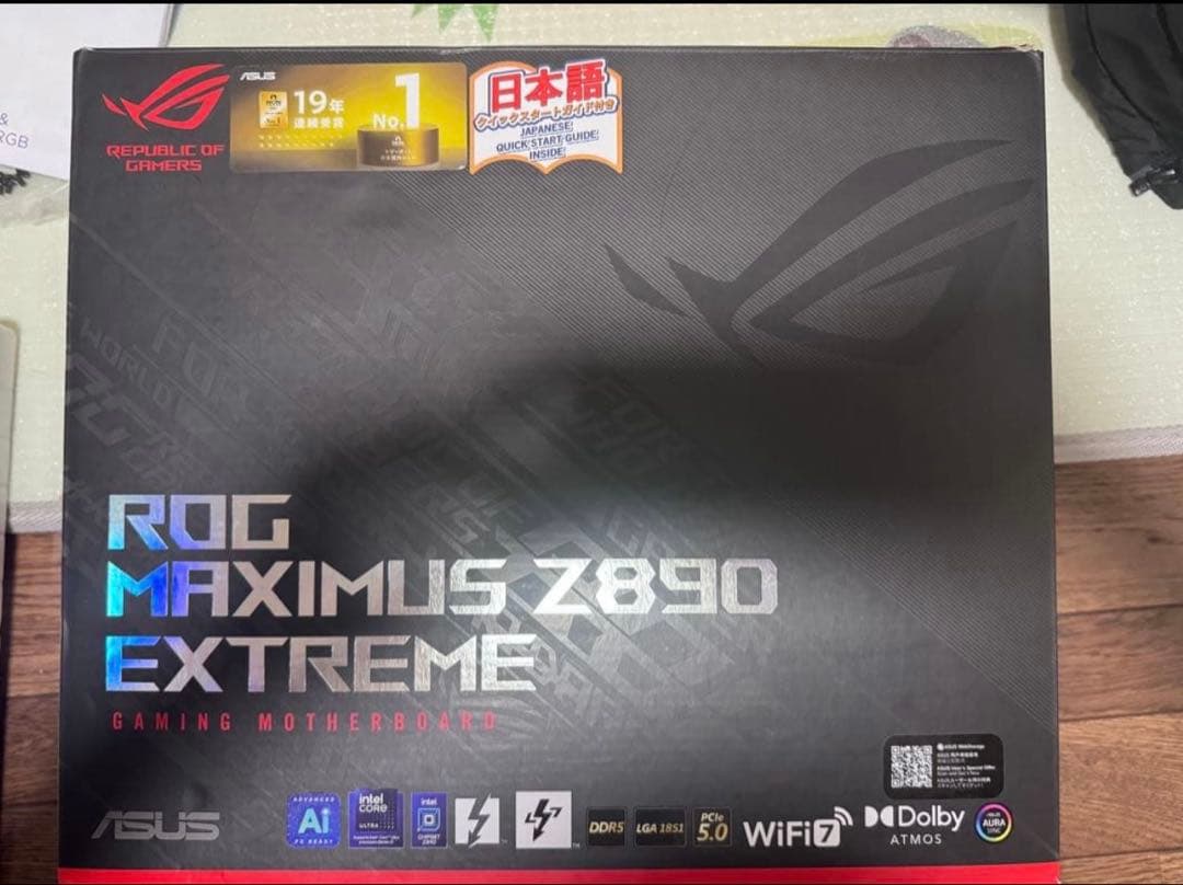 マザーボード：ROG Maximus Extreme Z890 ASUS 中古品