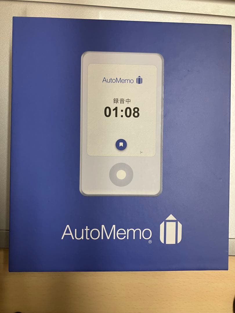 別売りの本体ケース、液晶保護フィルム装着済！AutoMemo S AIボイレコ