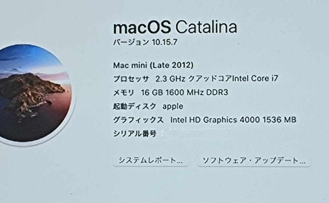 Macデスクトップ APPLE Mac mini i7/16GB/SSD1TB+HD1TB