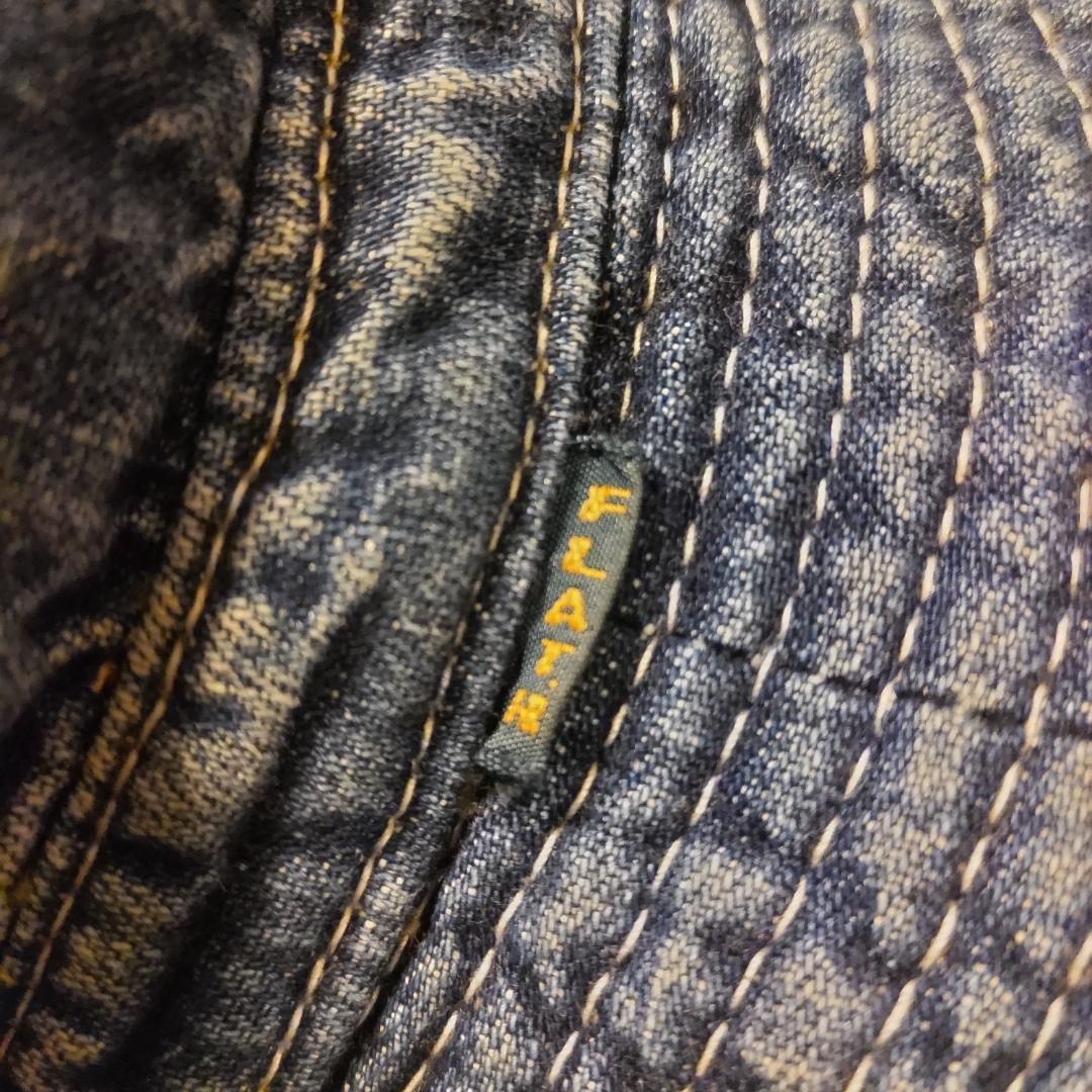 The Flat Head　デニムのバケット(サファリ)ハット　Ｍサイズ　日本製