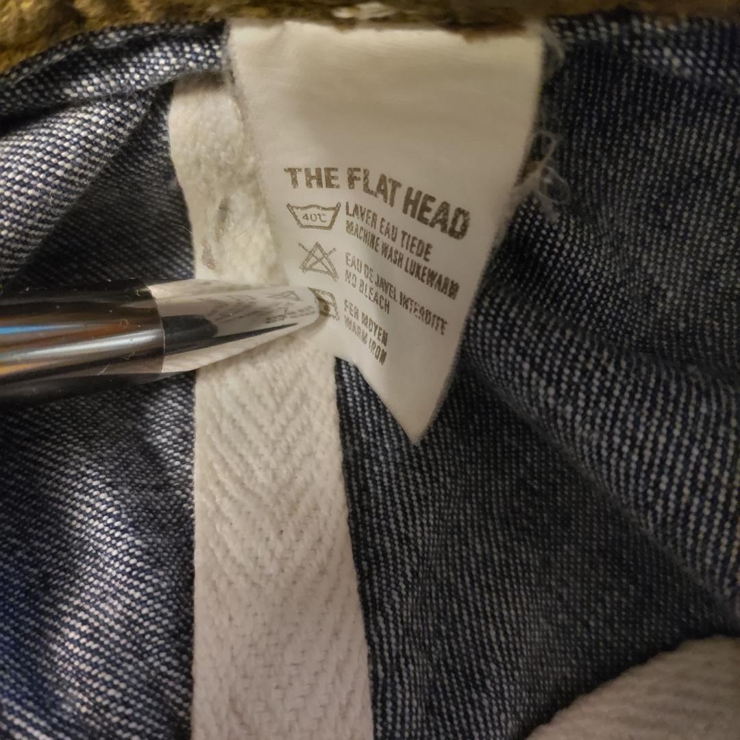 The Flat Head　デニムのバケット(サファリ)ハット　Ｍサイズ　日本製