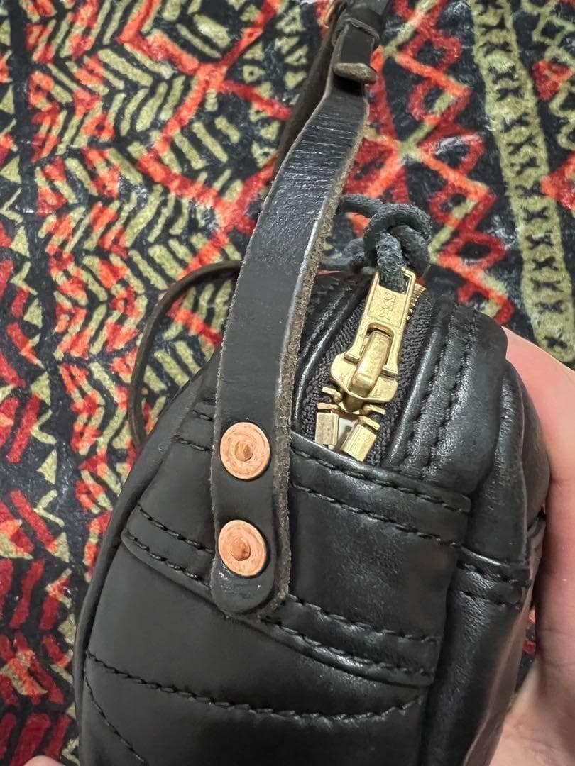 【美品】RRL ダブルアールエル レザー ポーチ 小物入れ