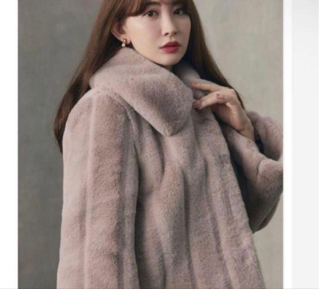 Her lip to コート Winter Love Faux Fur Coat