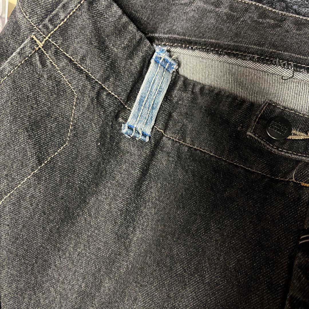 ち*こ様 ジルボー　シャトルパンツ　 ブラックデニム b-boy w112cm