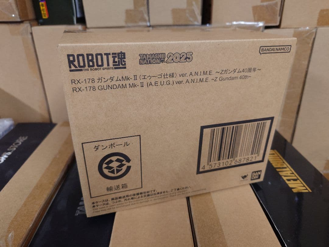 魂ネイション2025 ROBOT魂 RX-178ガンダムMk-II 輸送箱未開封