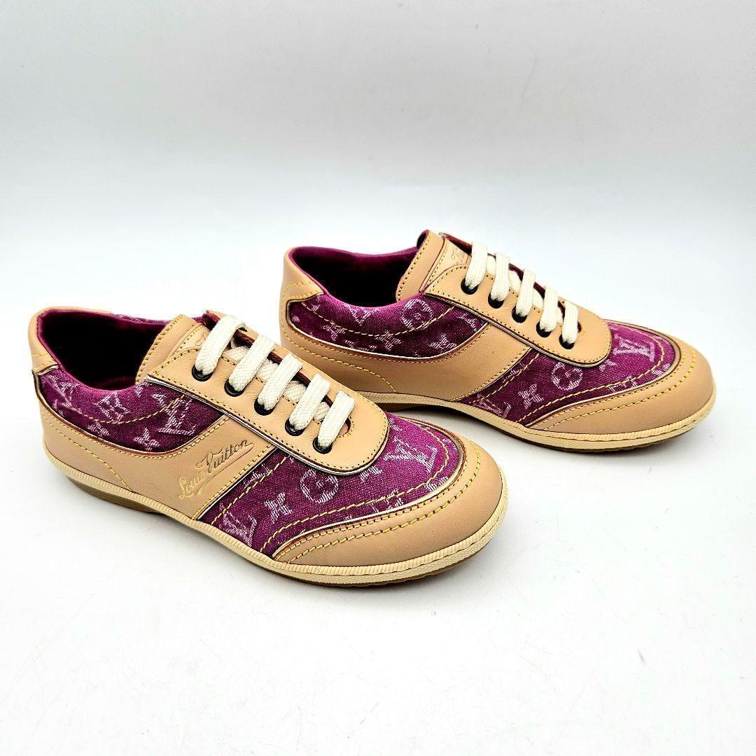 【未使用】LOUIS VUITTON モノグラム ジュニア スニーカー〈206〉