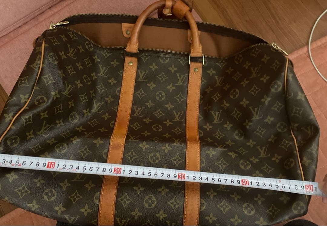 ルイヴィトン　旅行バッグ　モノグラム　キーポル