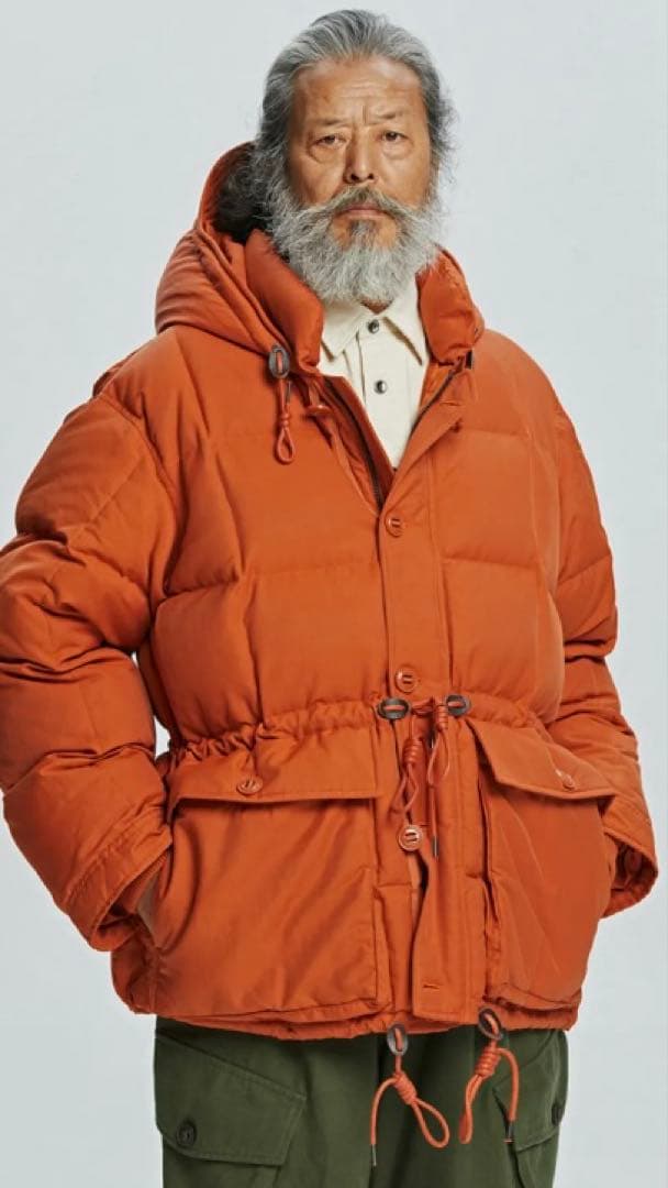 【美品】FRIZMWORKS フリズムワークス カラコラムダウン オレンジ M