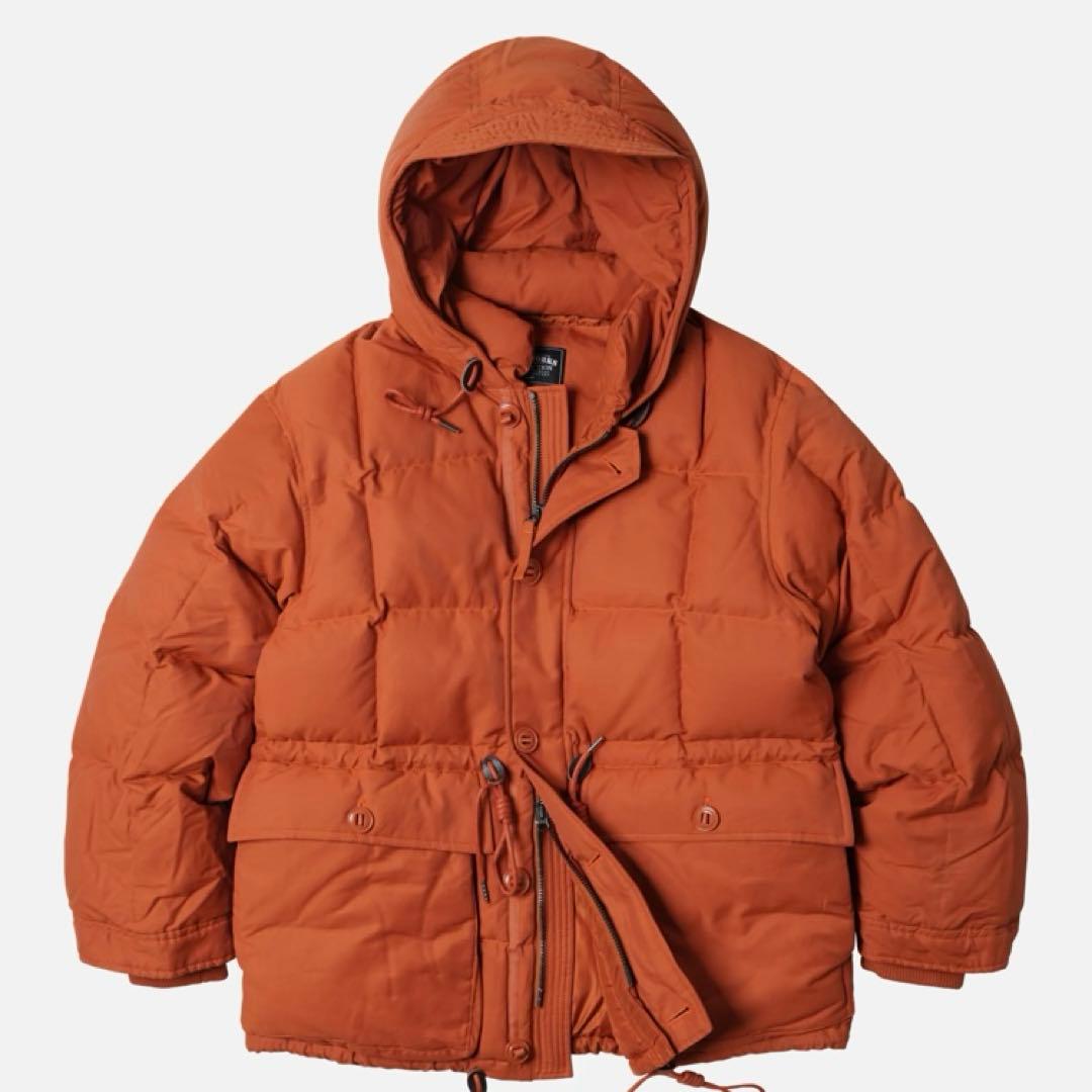 【美品】FRIZMWORKS フリズムワークス カラコラムダウン オレンジ M