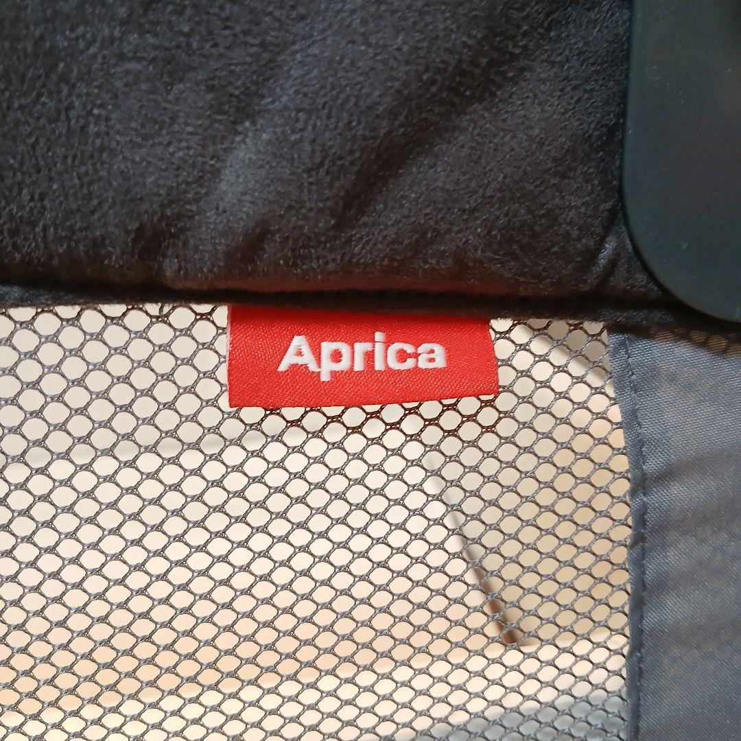 【美品】 アップリカ ココネルエアープラス　ベビーベッド グレー