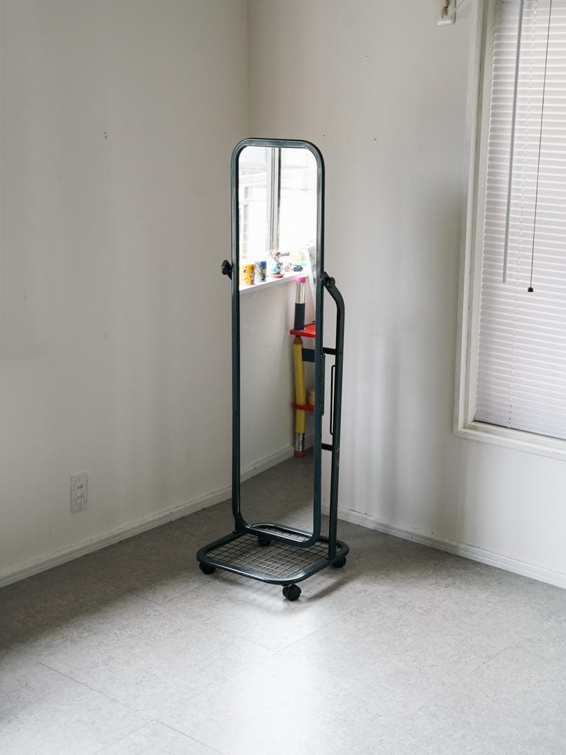 80-90s スタンドミラー 姿見 ミニマル レトロモダン ヴィンテージ