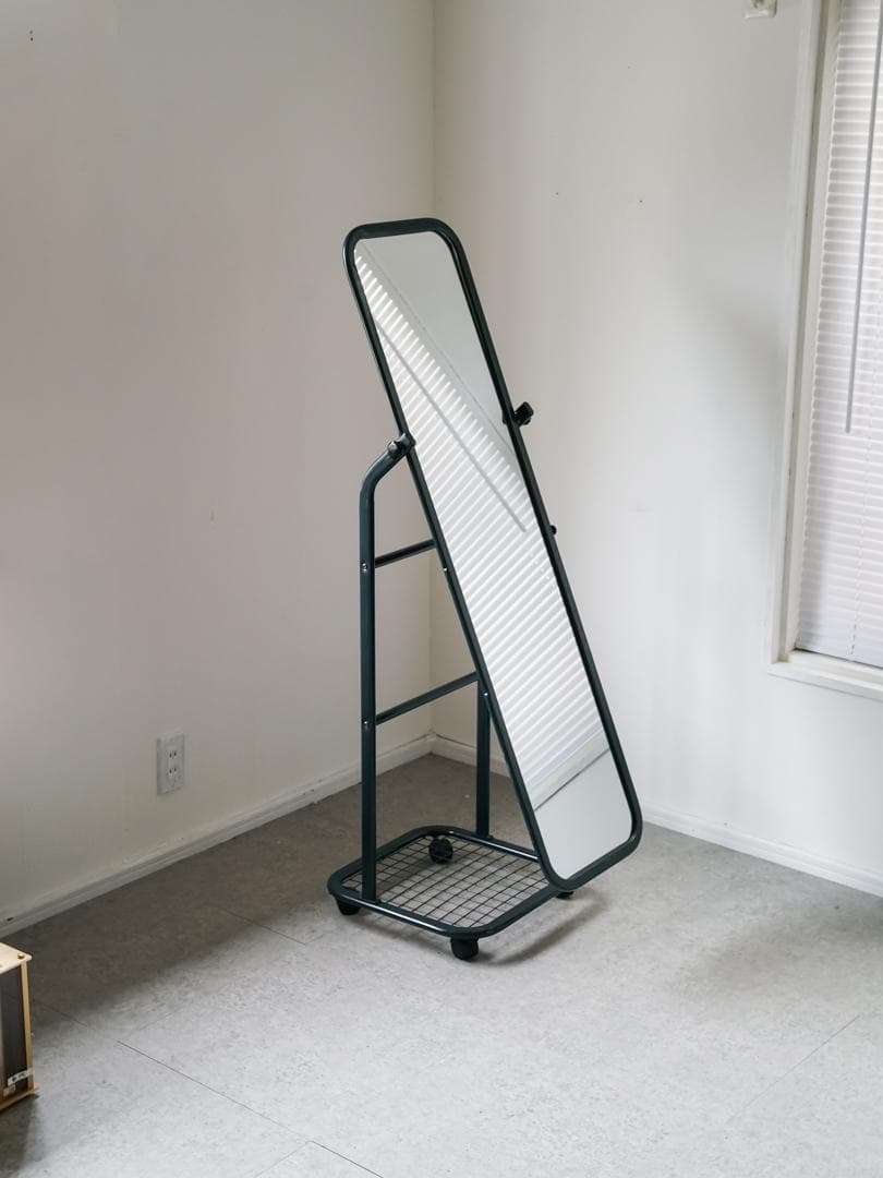 80-90s スタンドミラー 姿見 ミニマル レトロモダン ヴィンテージ