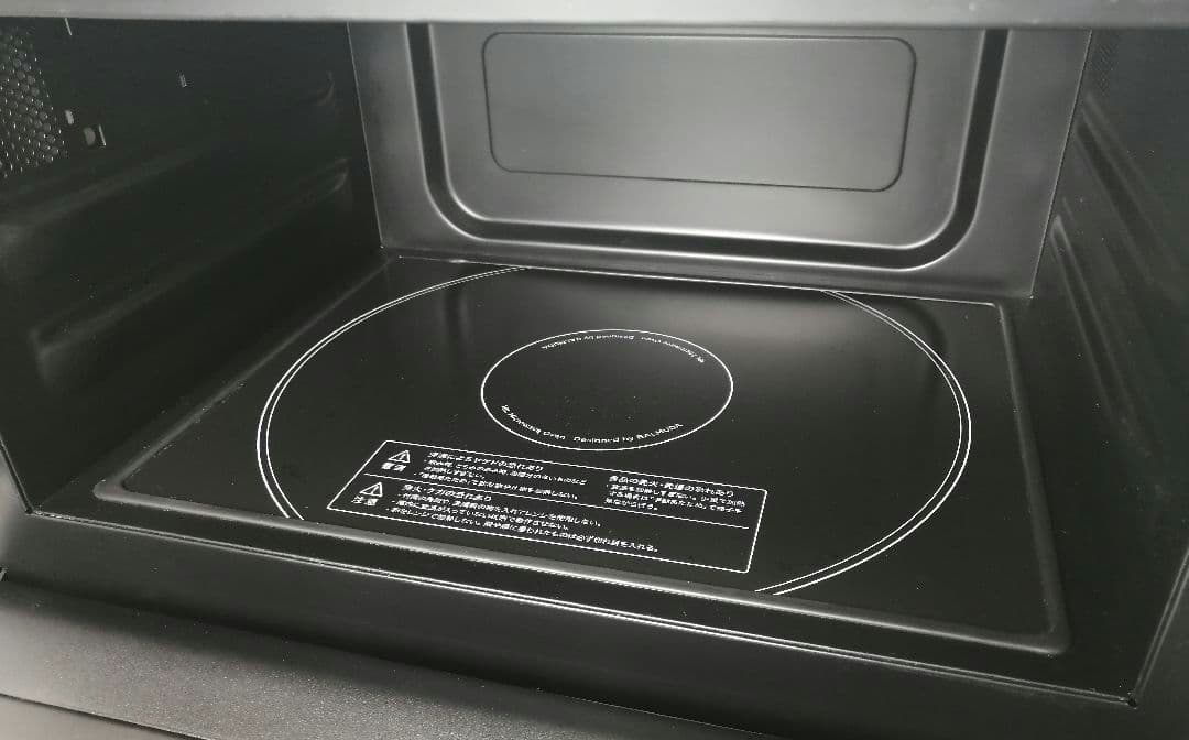 バルミューダデザイン　オーブンレンジ　ブラック　21年製　27