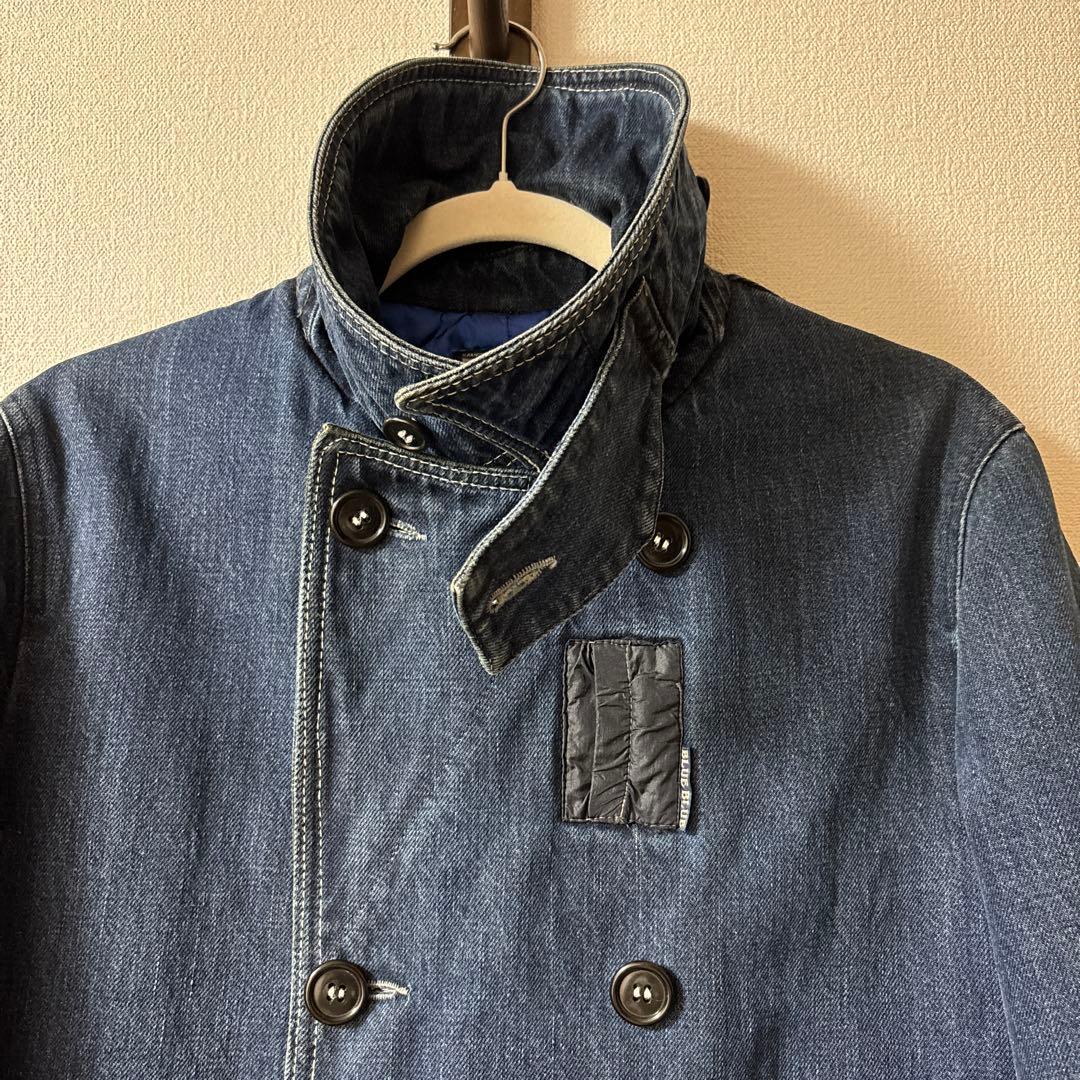 【交渉可】BLUE BLUE デニム ピーコート サイズ3