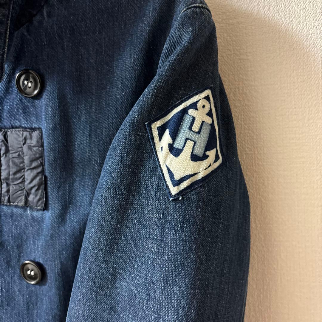 【交渉可】BLUE BLUE デニム ピーコート サイズ3