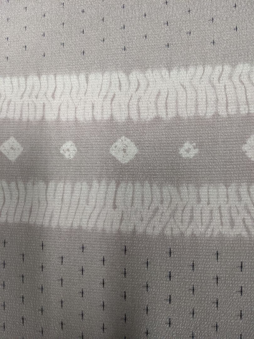 吉澤与市作更紗染め絞り染め紬