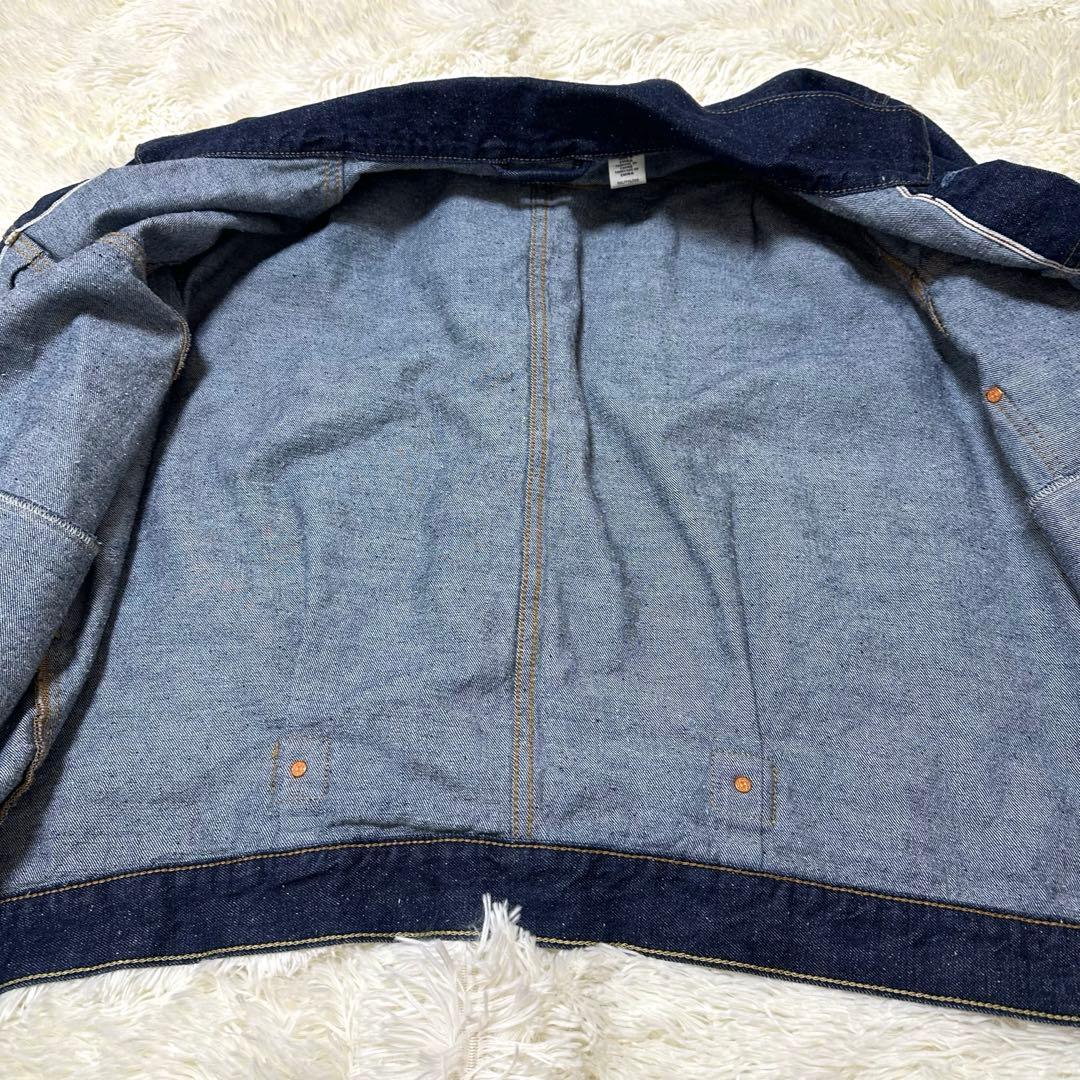 未使用に近いリーバイスプレミアム大戦型 デニムジャケット　XXL 濃紺