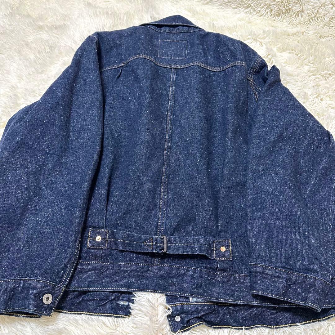 未使用に近いリーバイスプレミアム大戦型 デニムジャケット　XXL 濃紺