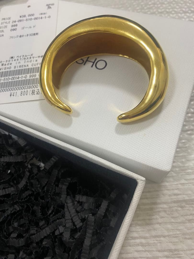 定価4.1万 2024年 ミショー MISHO SIRENA CUFF バングル