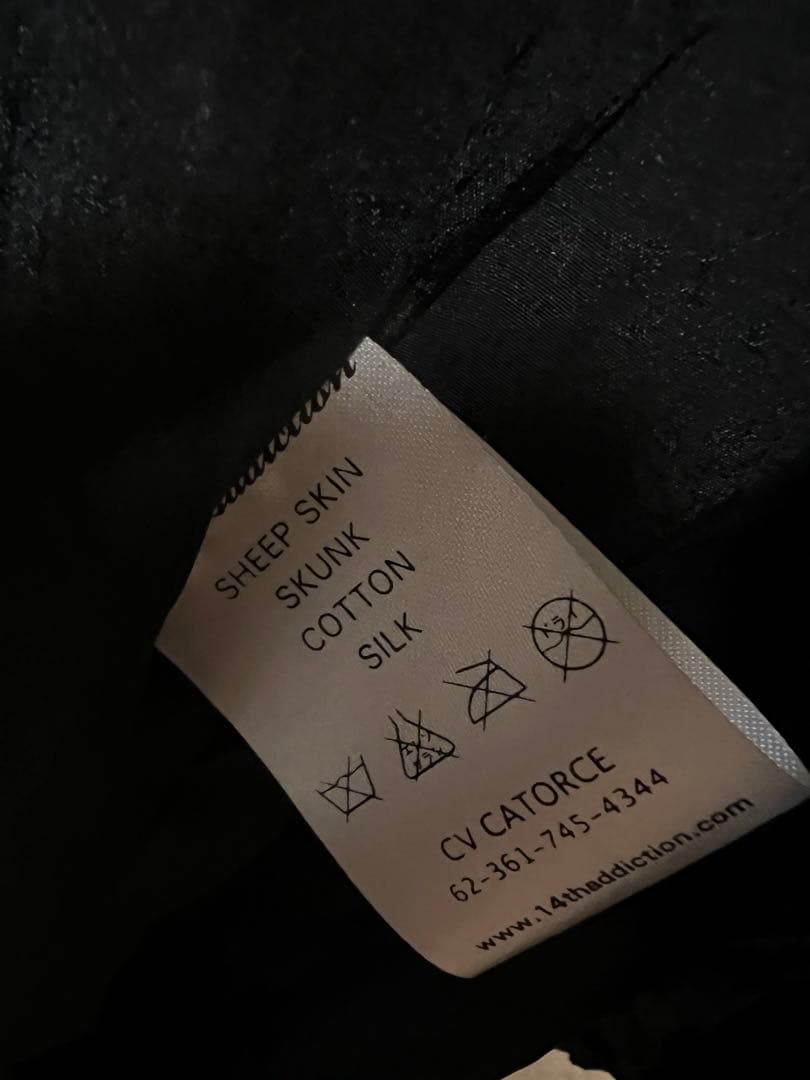 Catorce レザーアシンメトリーベスト