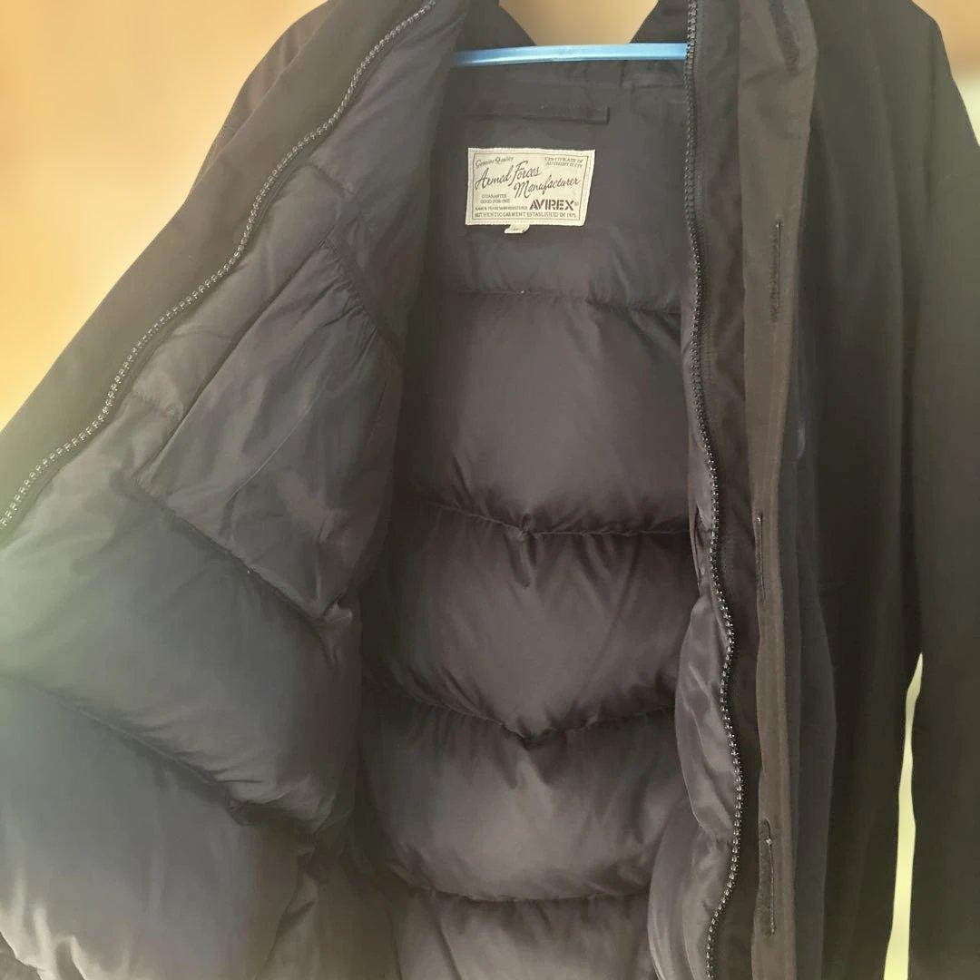 AVIREX ダウン ブラック XL 美品