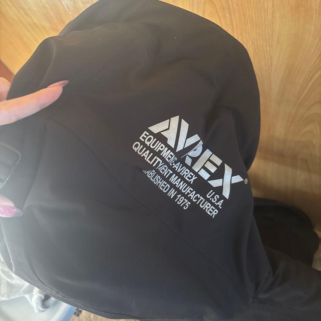 AVIREX ダウン ブラック XL 美品