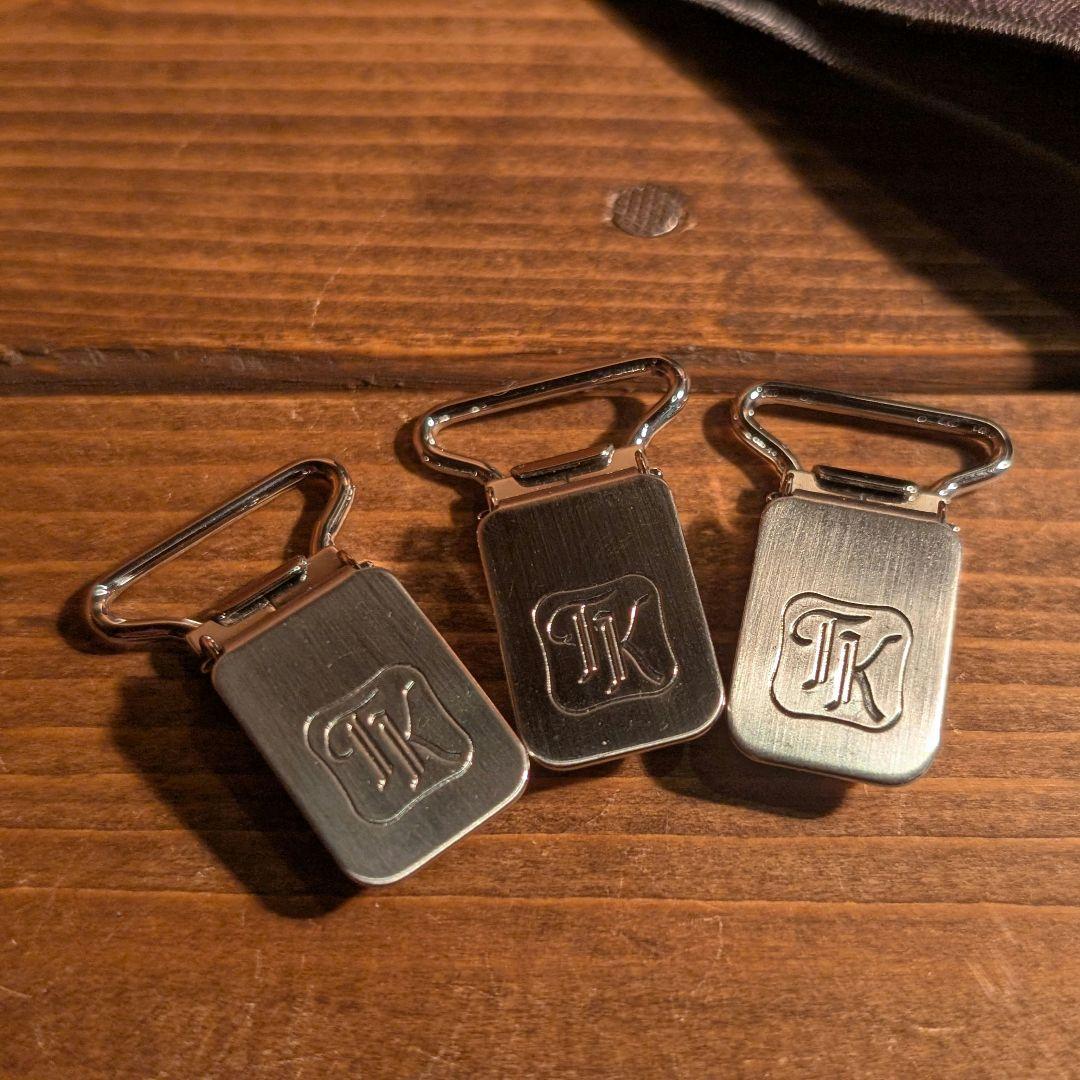 【極美品】TAKEO KIKUCHI サスペンダー 箱付き 本革