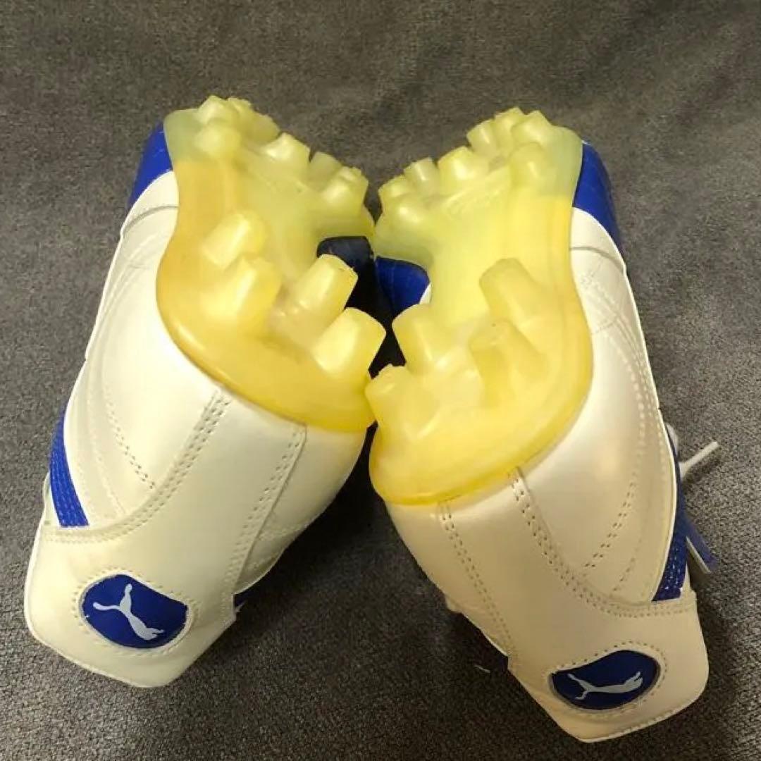新品 鬼レア プーマ レセルバ サッカー シューズ パールホワイト ブルー