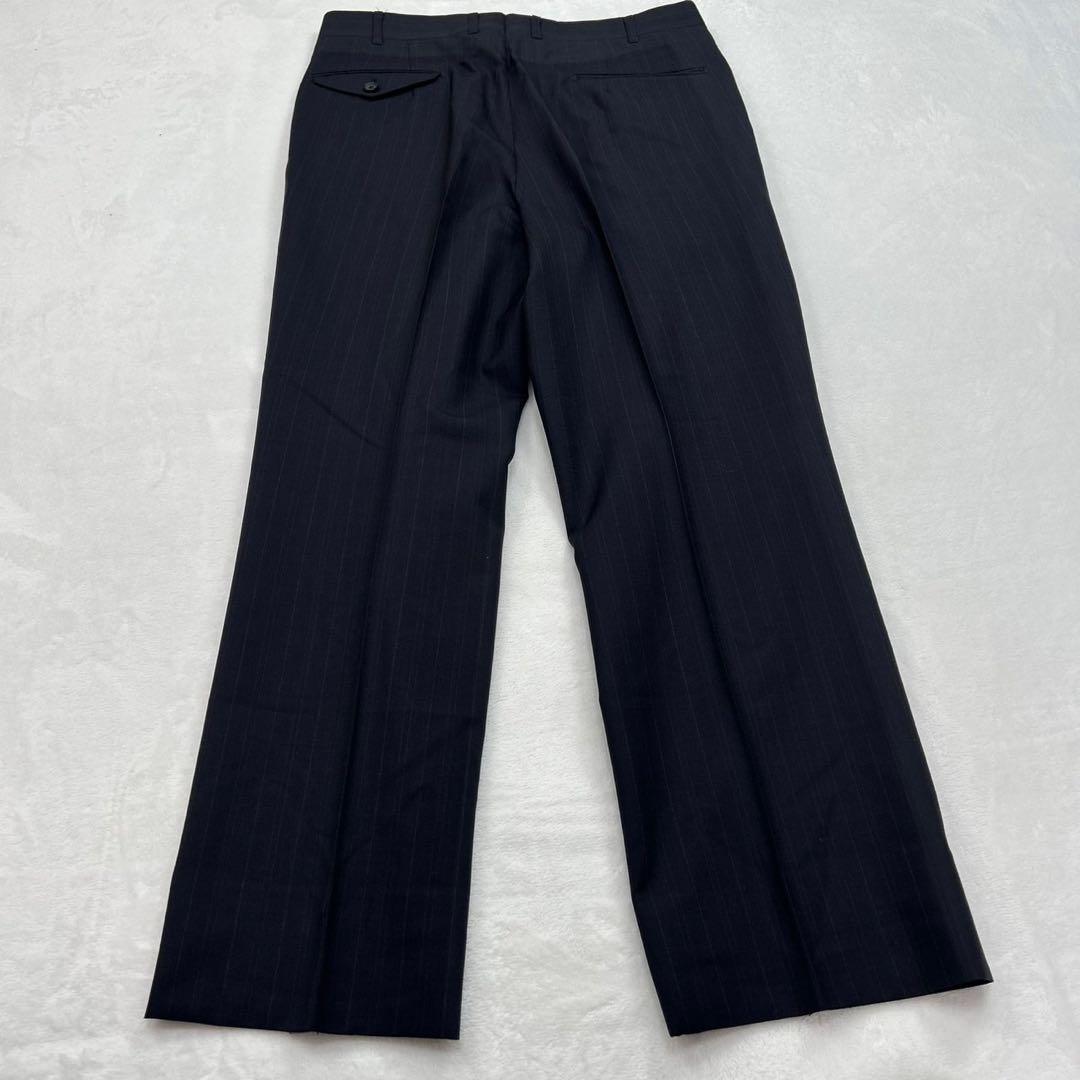 E707 AB6 XL バーバリー ダブル ストライプ スーツ 上下 メンズ