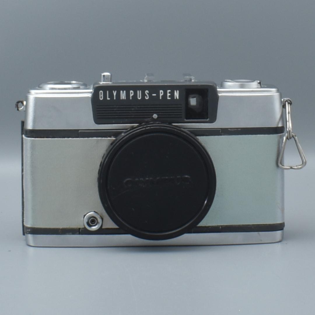 整備済 OLYMPUS EE-2 シルバー 外装リメイク 動作OK 赤ベロOK
