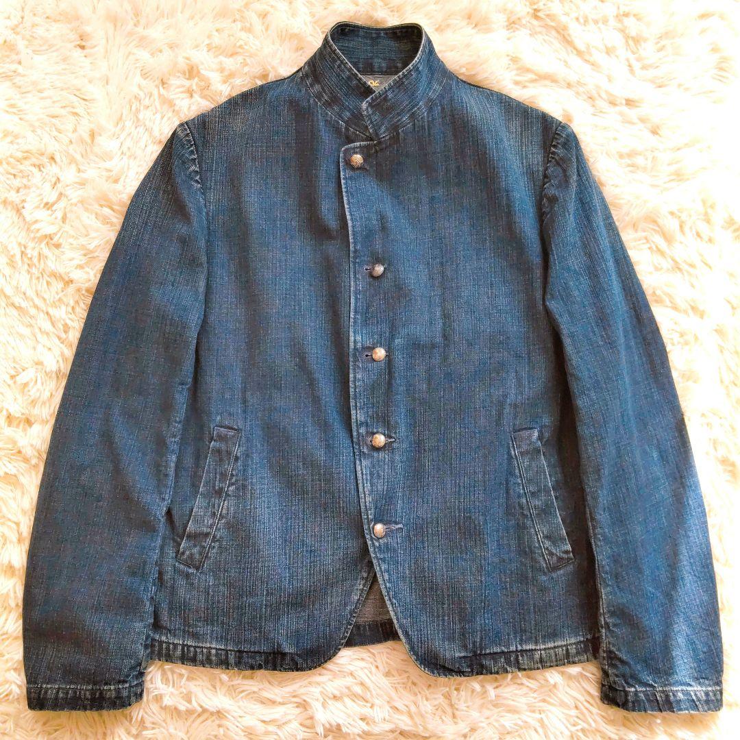45R/45rpm　デニムジャケット　藍染　インディゴ コンチョボタン　サイズ4