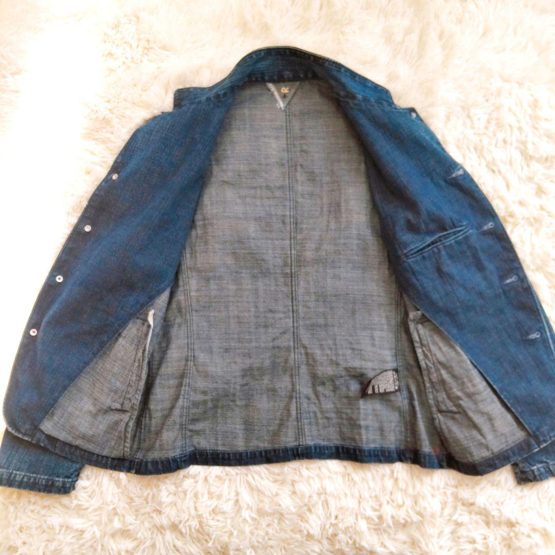 45R/45rpm　デニムジャケット　藍染　インディゴ コンチョボタン　サイズ4