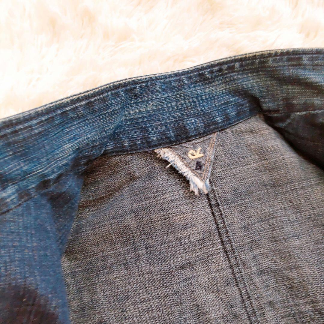 45R/45rpm　デニムジャケット　藍染　インディゴ コンチョボタン　サイズ4