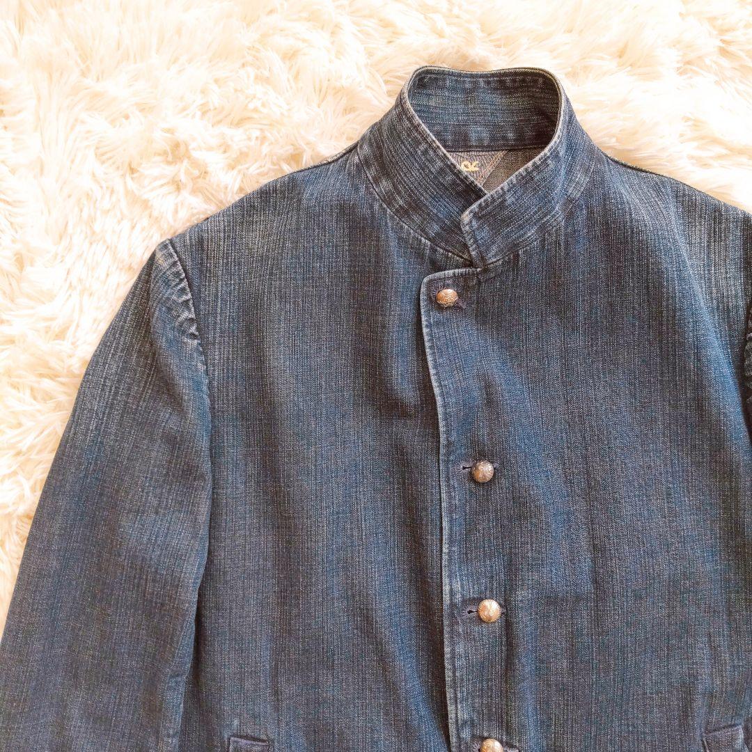45R/45rpm　デニムジャケット　藍染　インディゴ コンチョボタン　サイズ4