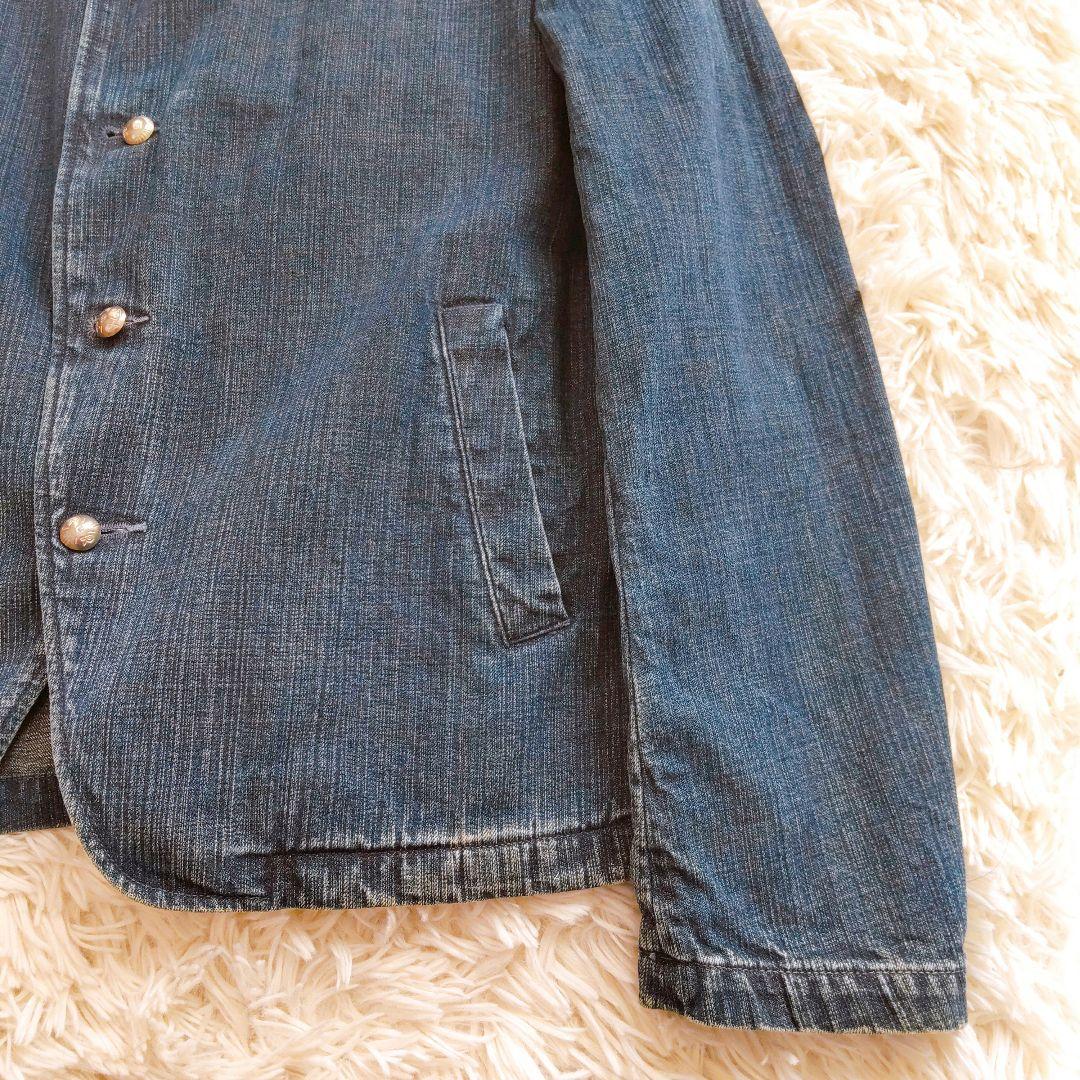 45R/45rpm　デニムジャケット　藍染　インディゴ コンチョボタン　サイズ4